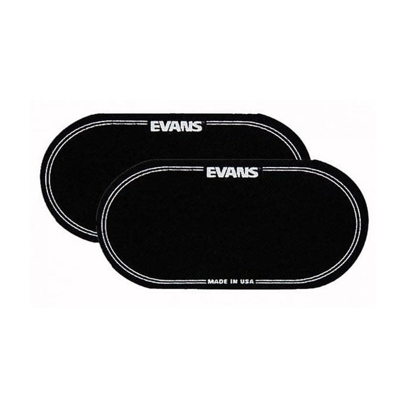 Evans EQPB2 Double Pedal Bass Drum Patch - Black Nylon